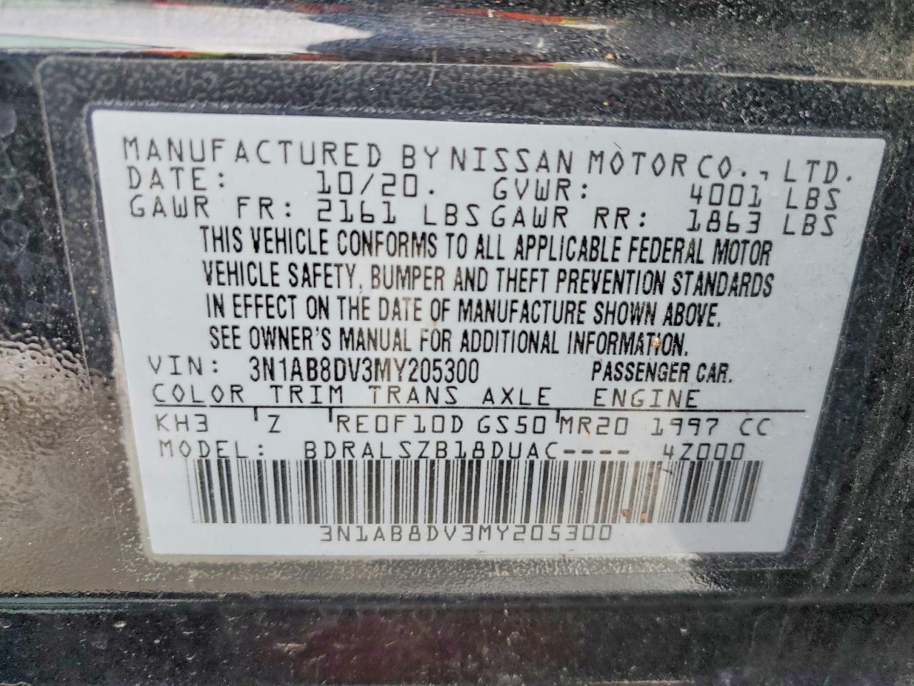 Nissan Sentra Sr