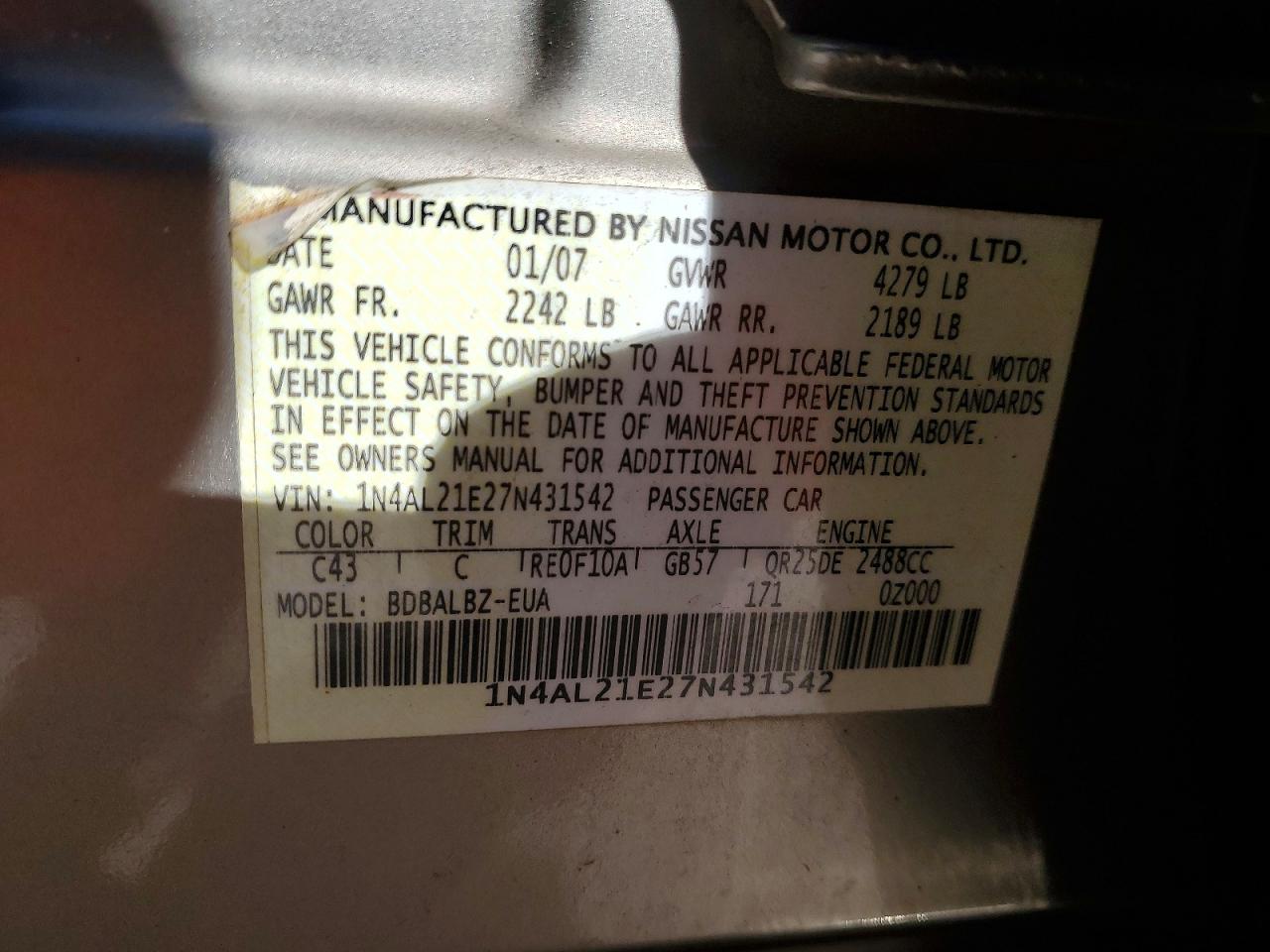 Nissan Altima 2.5