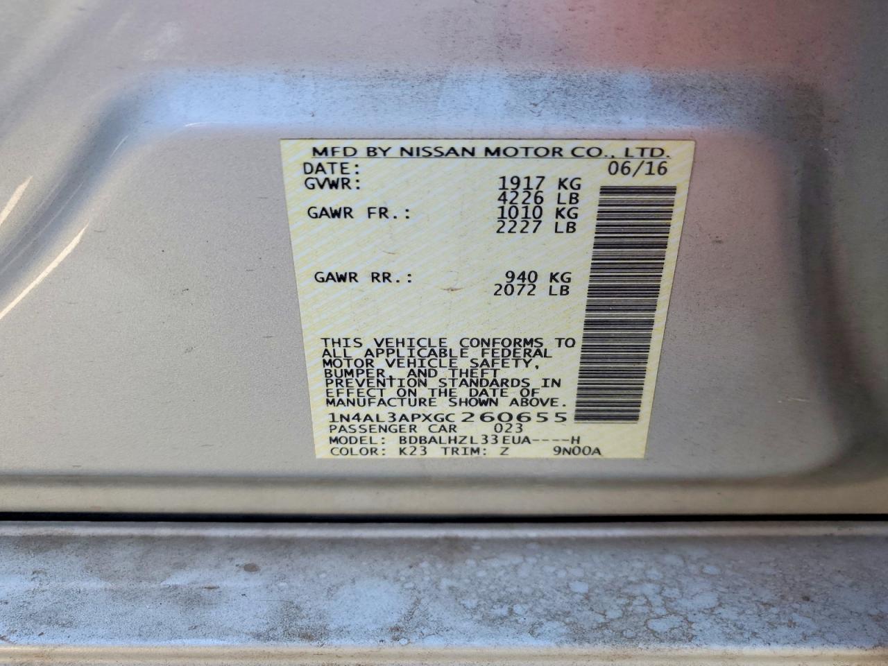 Nissan Altima 2.5 Sr