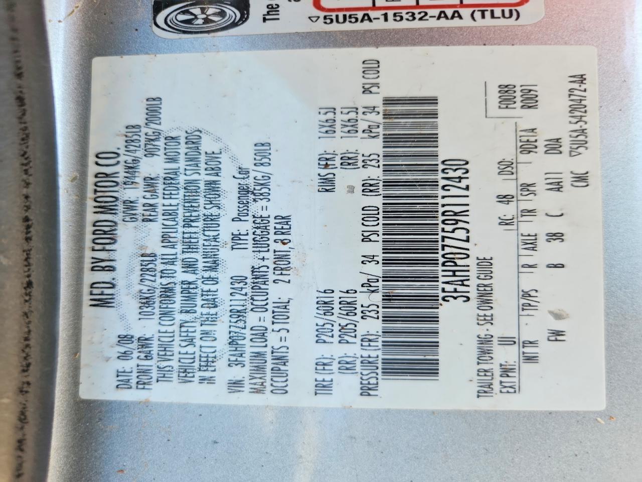 Ford Fusion Se