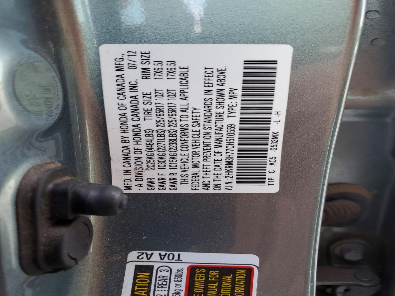 Honda Crv Exl