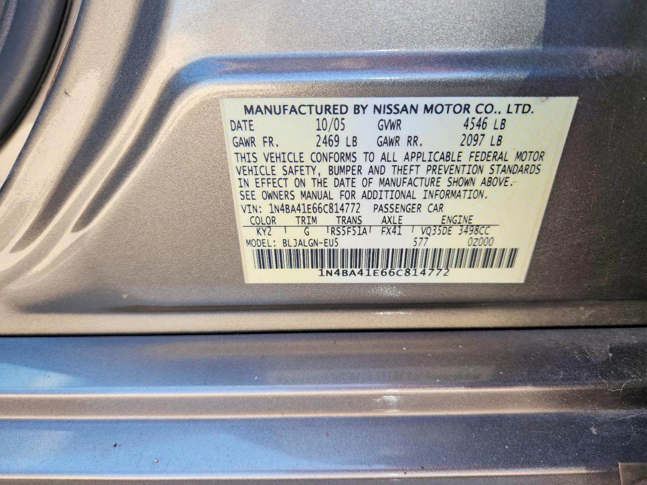 Nissan Maxima 3.5 Se