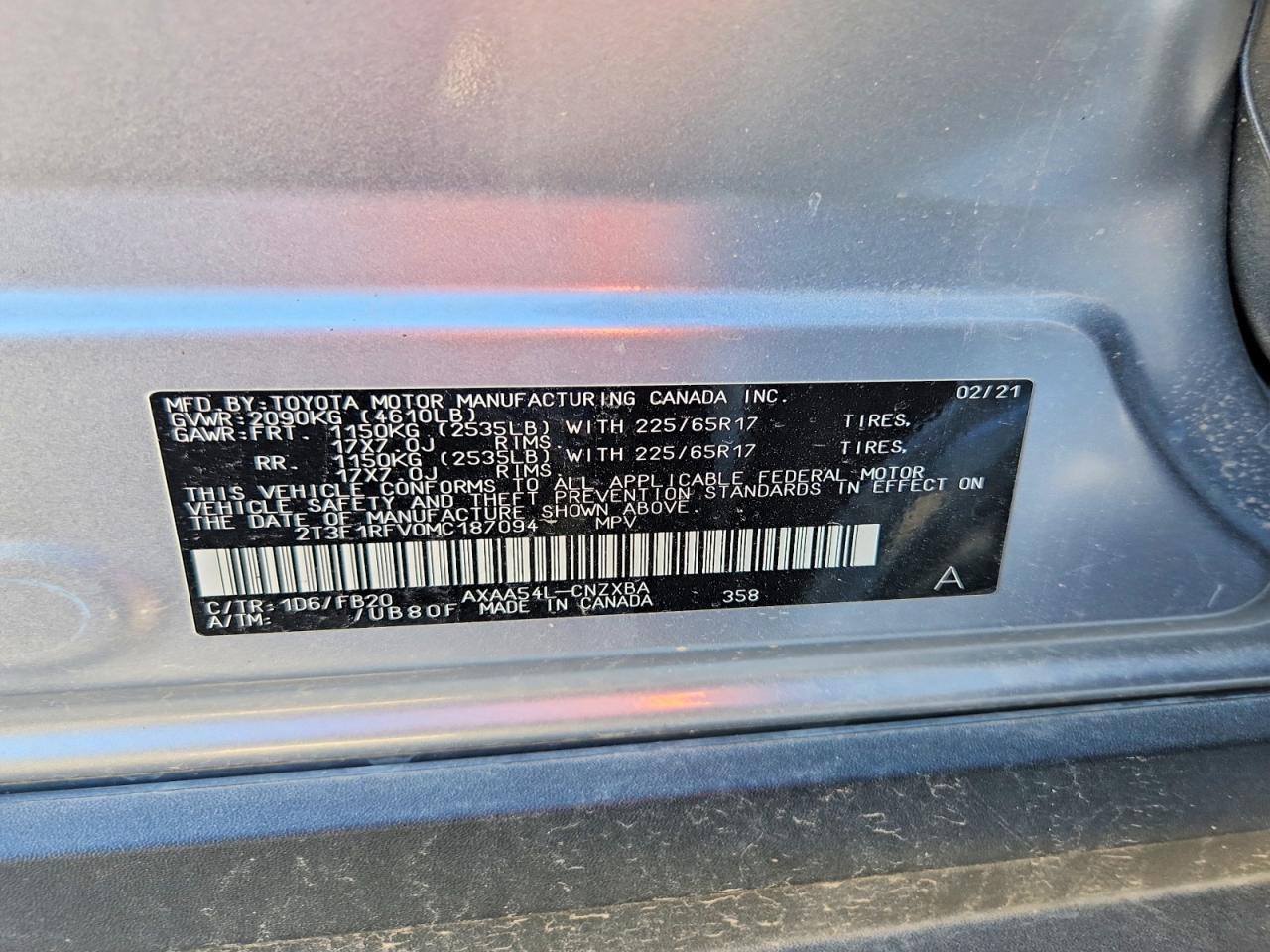 Toyota RAV4 Le