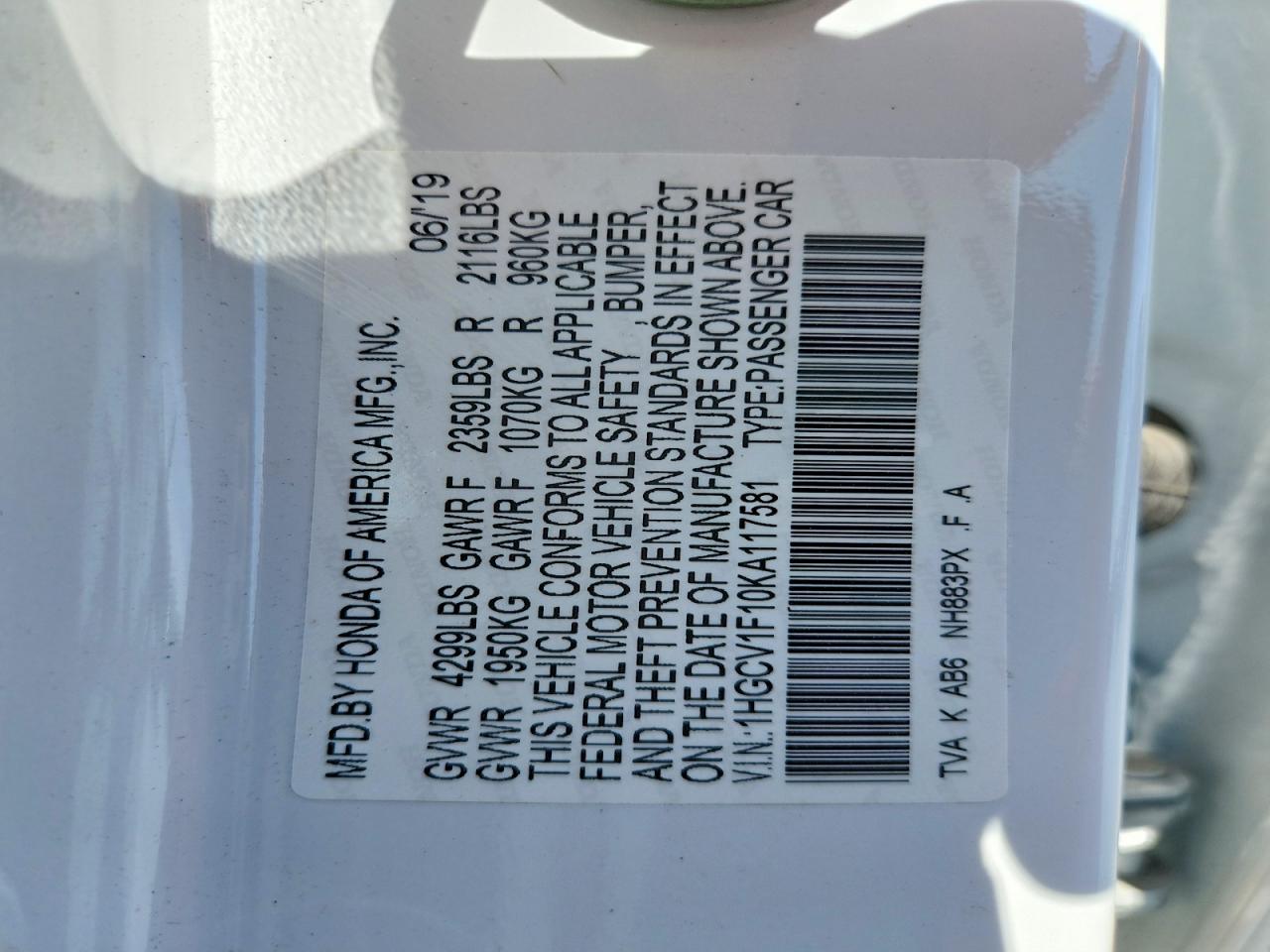 Honda Accord Lx