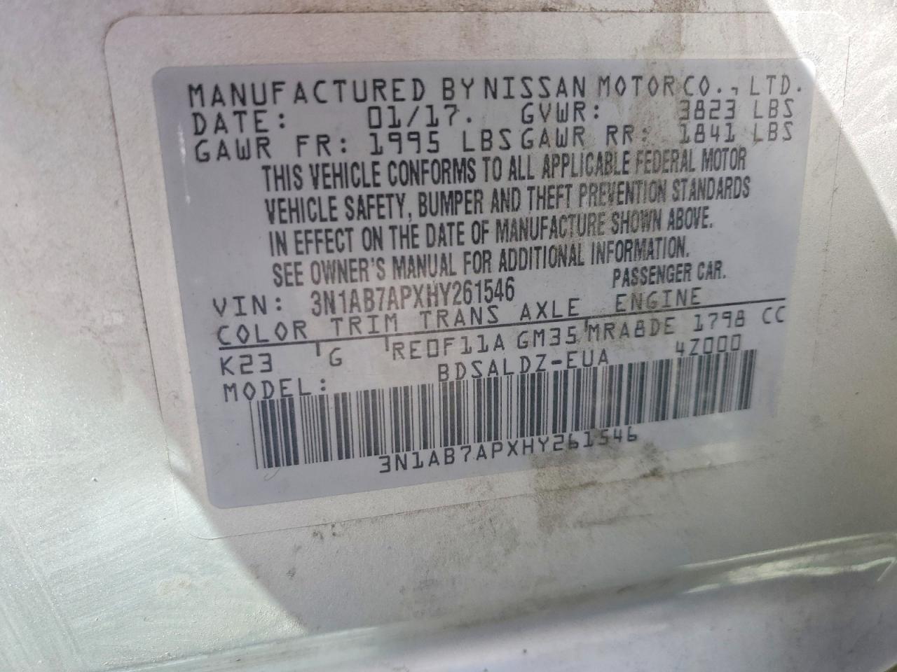 Nissan Sentra Sv