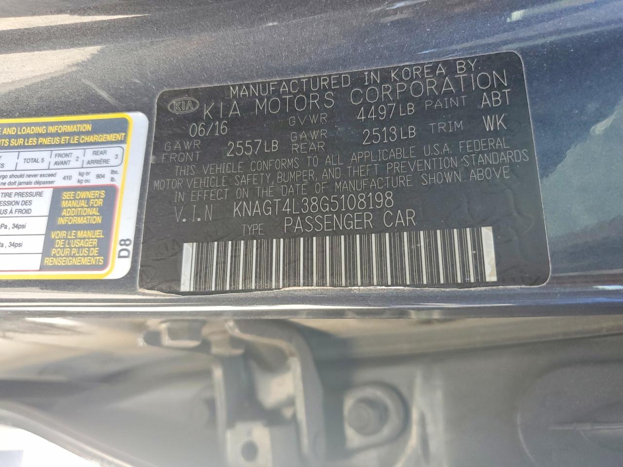 Kia Optima Lx