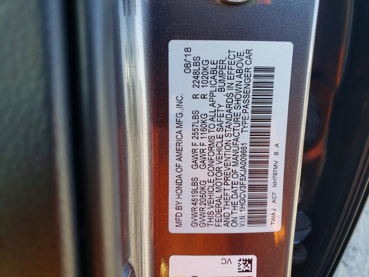 Honda Accord Hybrid Exl