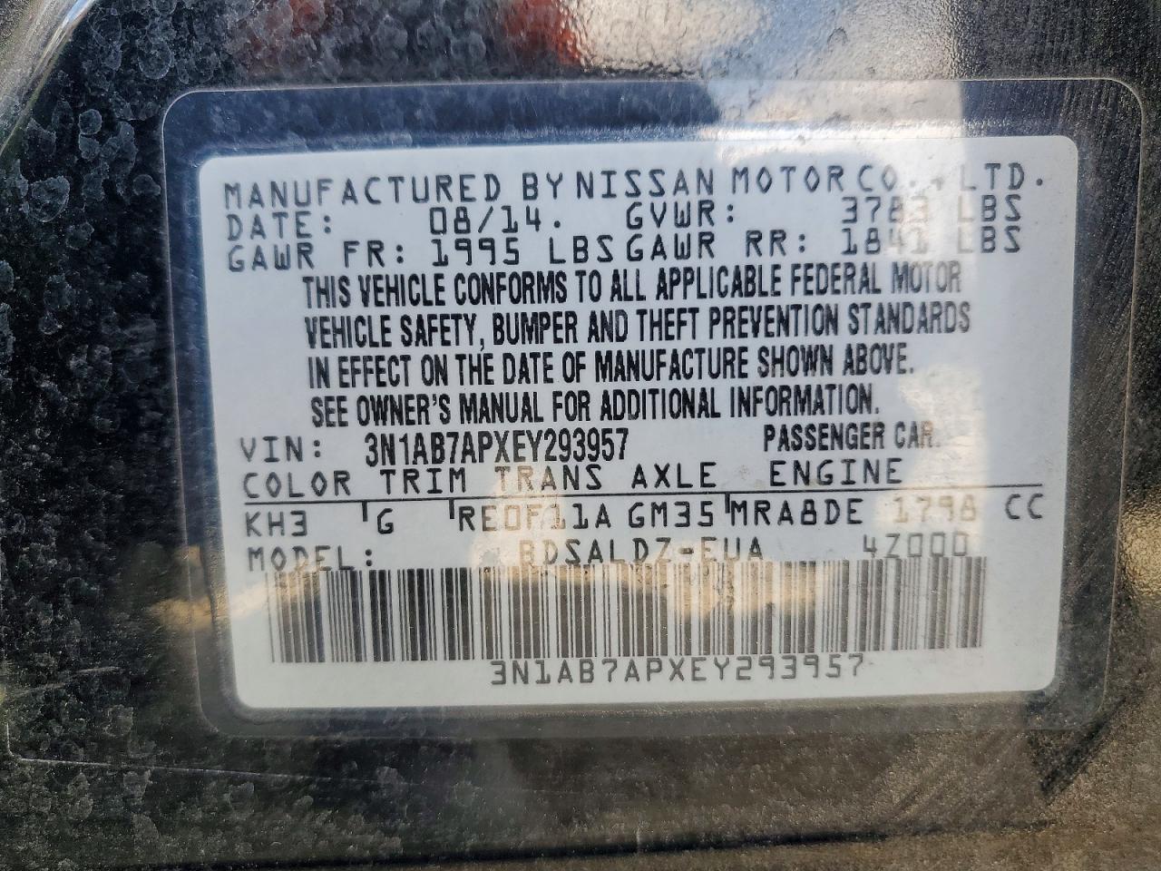 Nissan Sentra Sv