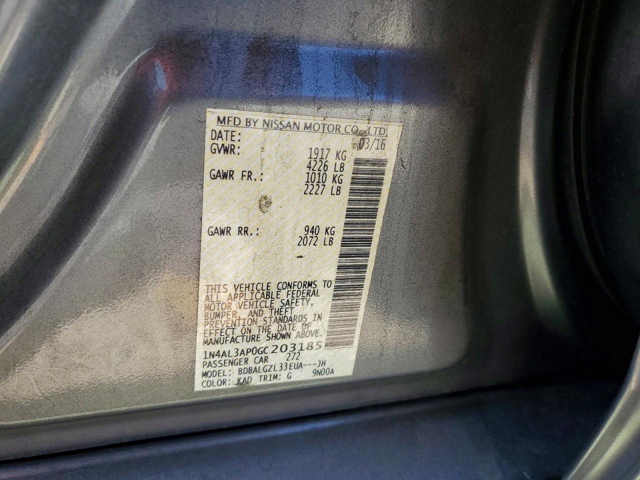 Nissan Altima 2.5 S
