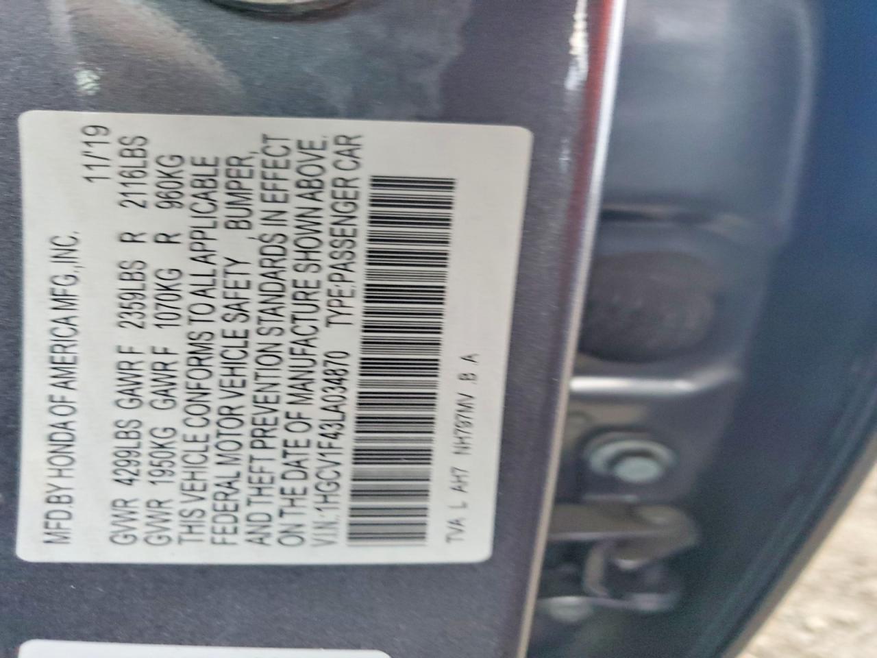 Honda Accord Ex