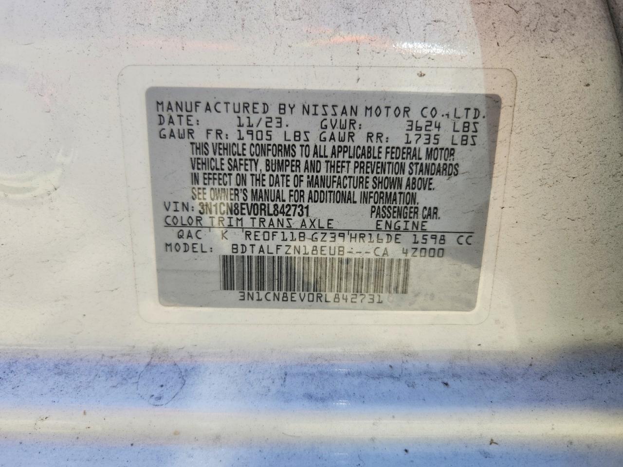 Nissan Versa Sv
