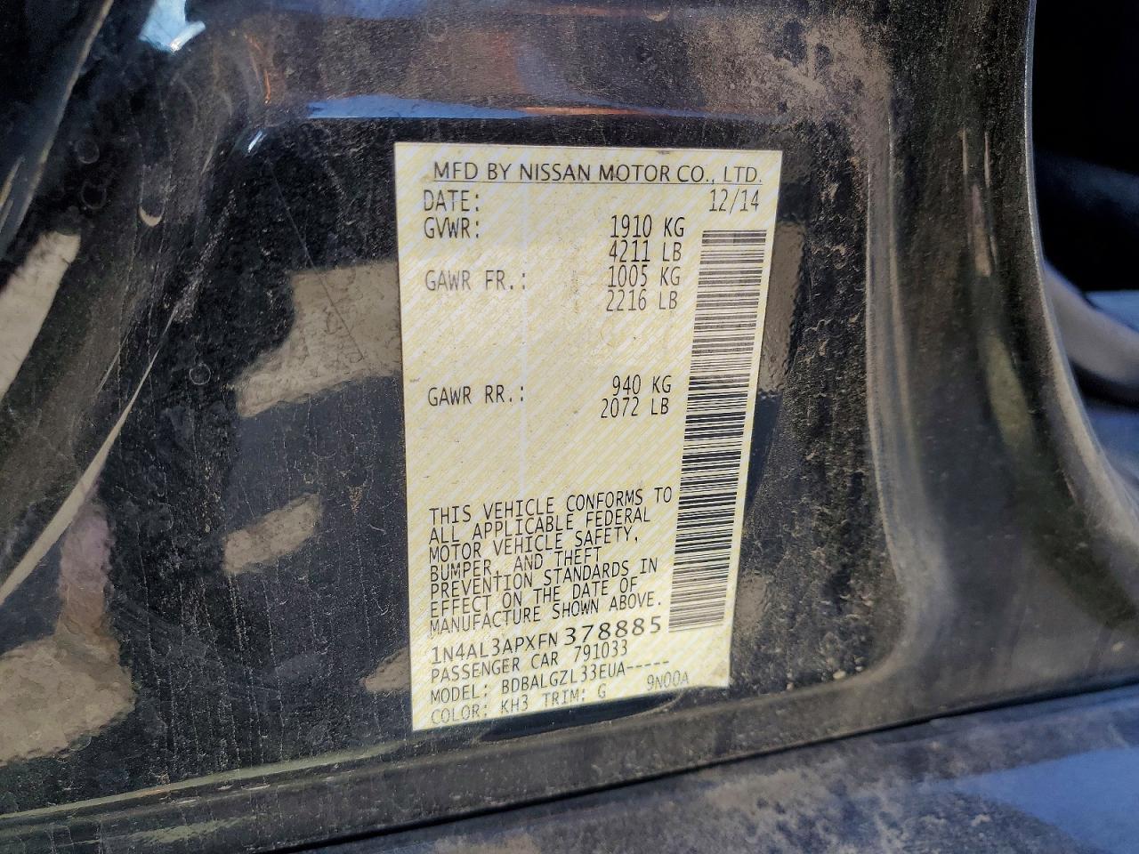 Nissan Altima 2.5 S