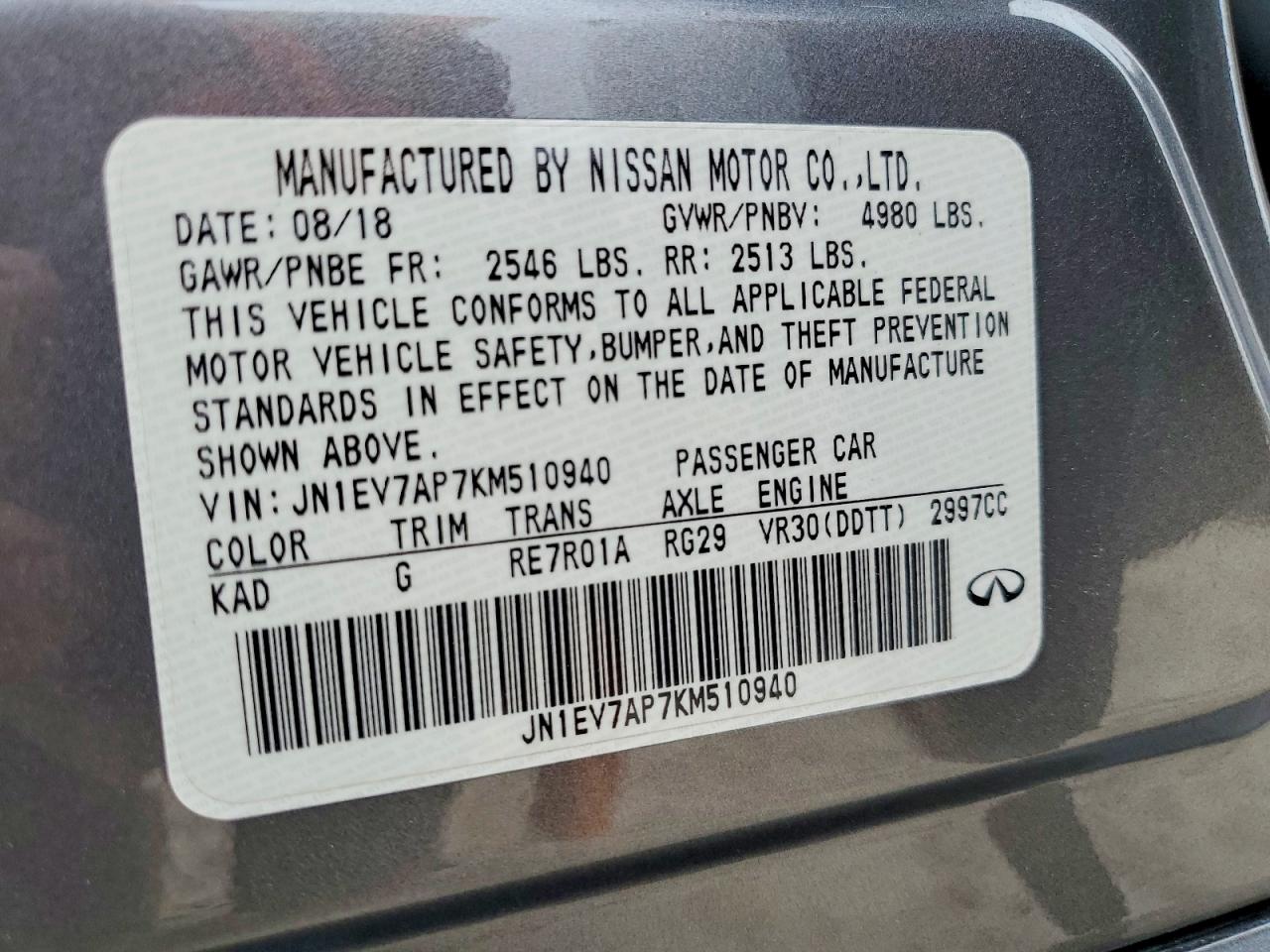 INFINITI Q50 3.0t Sport