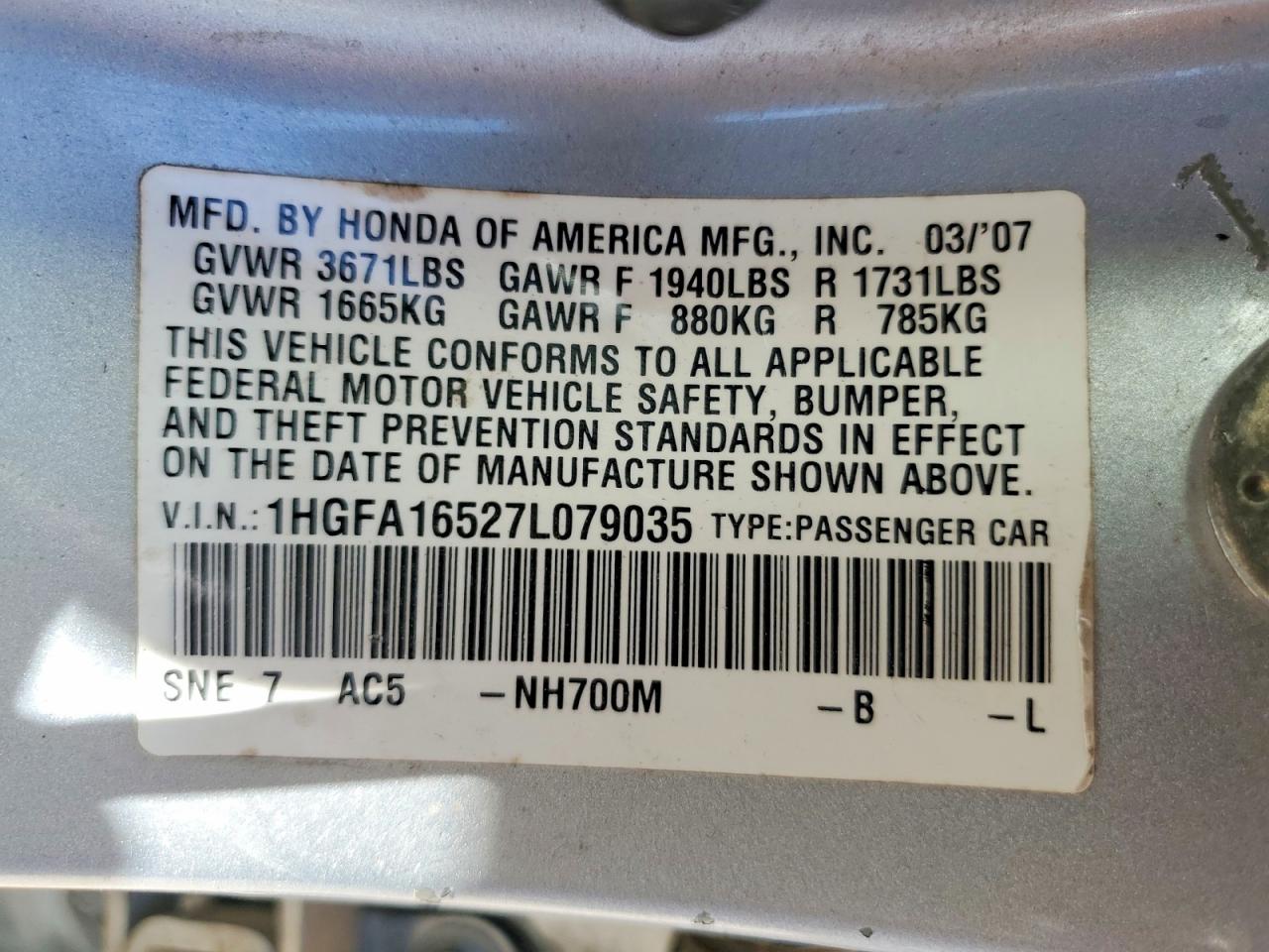 Honda Civic Lx
