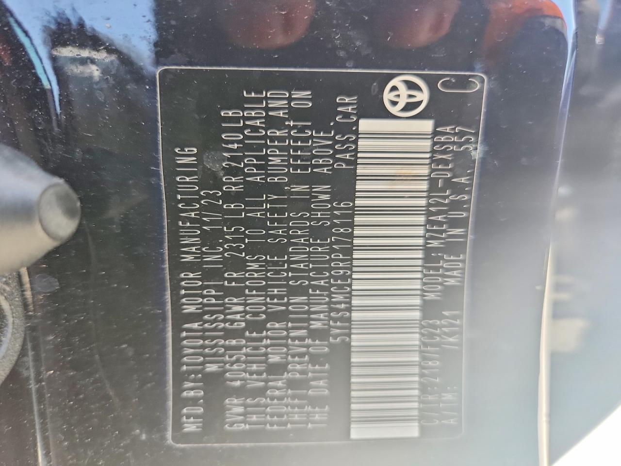 Toyota Corolla Se