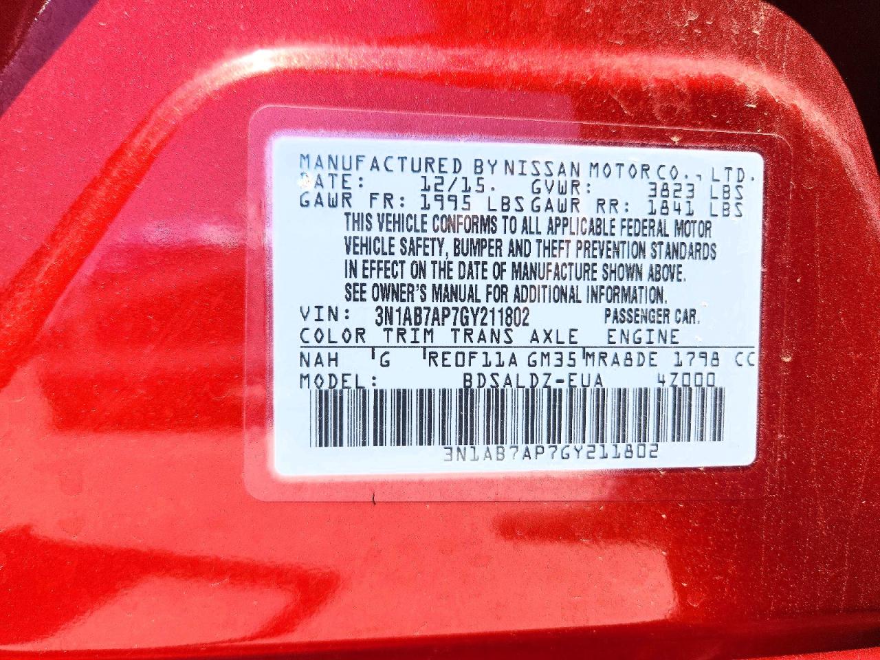 Nissan Sentra Sv