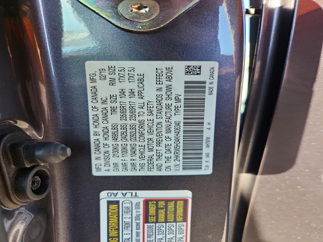 Honda Crv Lx