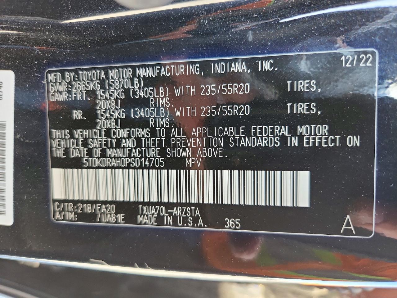 Toyota Highlander Xse