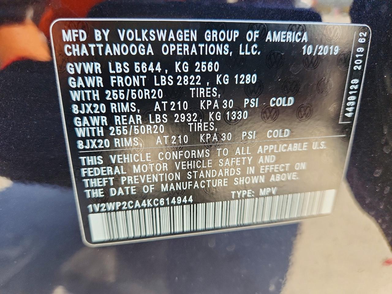 Volkswagen Atlas Se