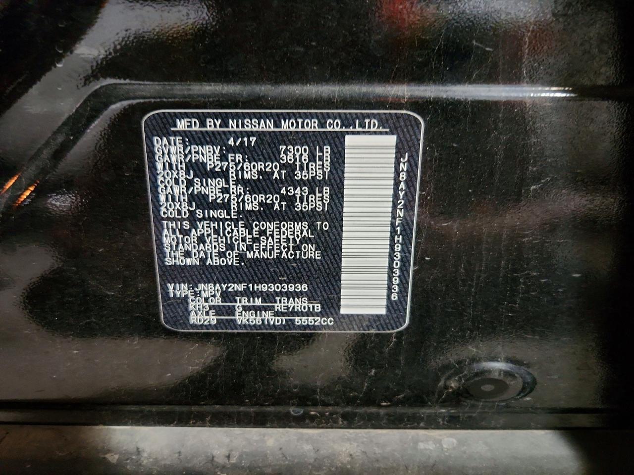 Nissan Armada Platinum