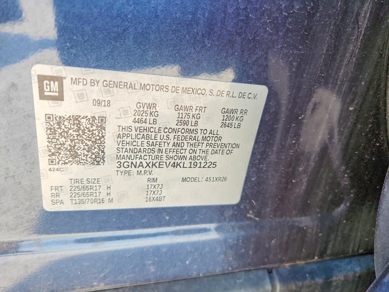 Chevrolet Equinox Lt
