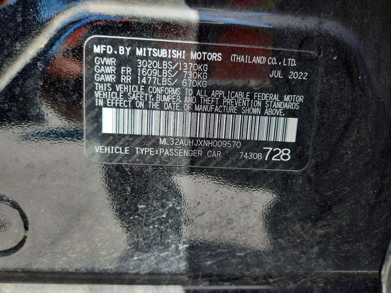 Mitsubishi Mirage Es