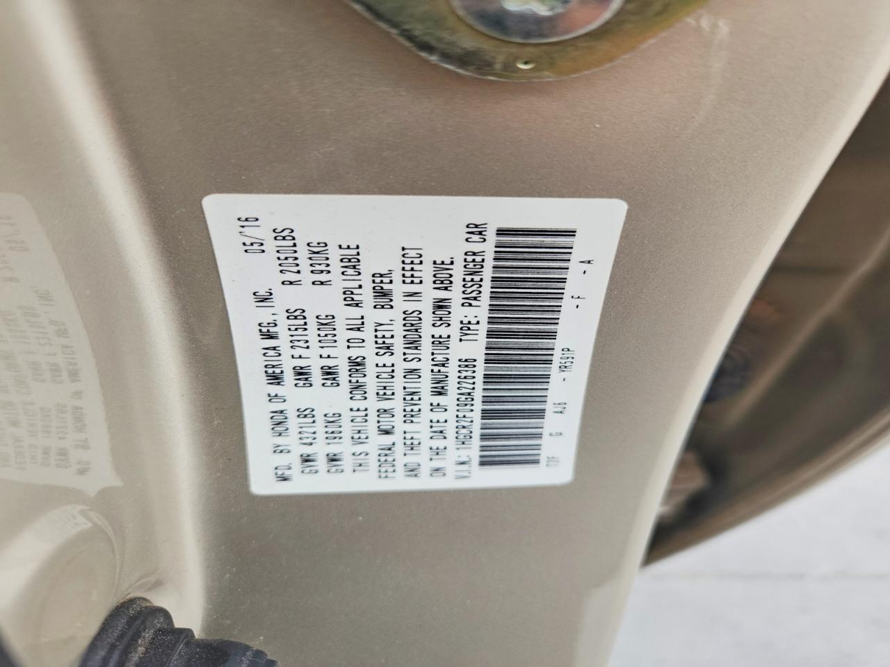Honda Accord Ex