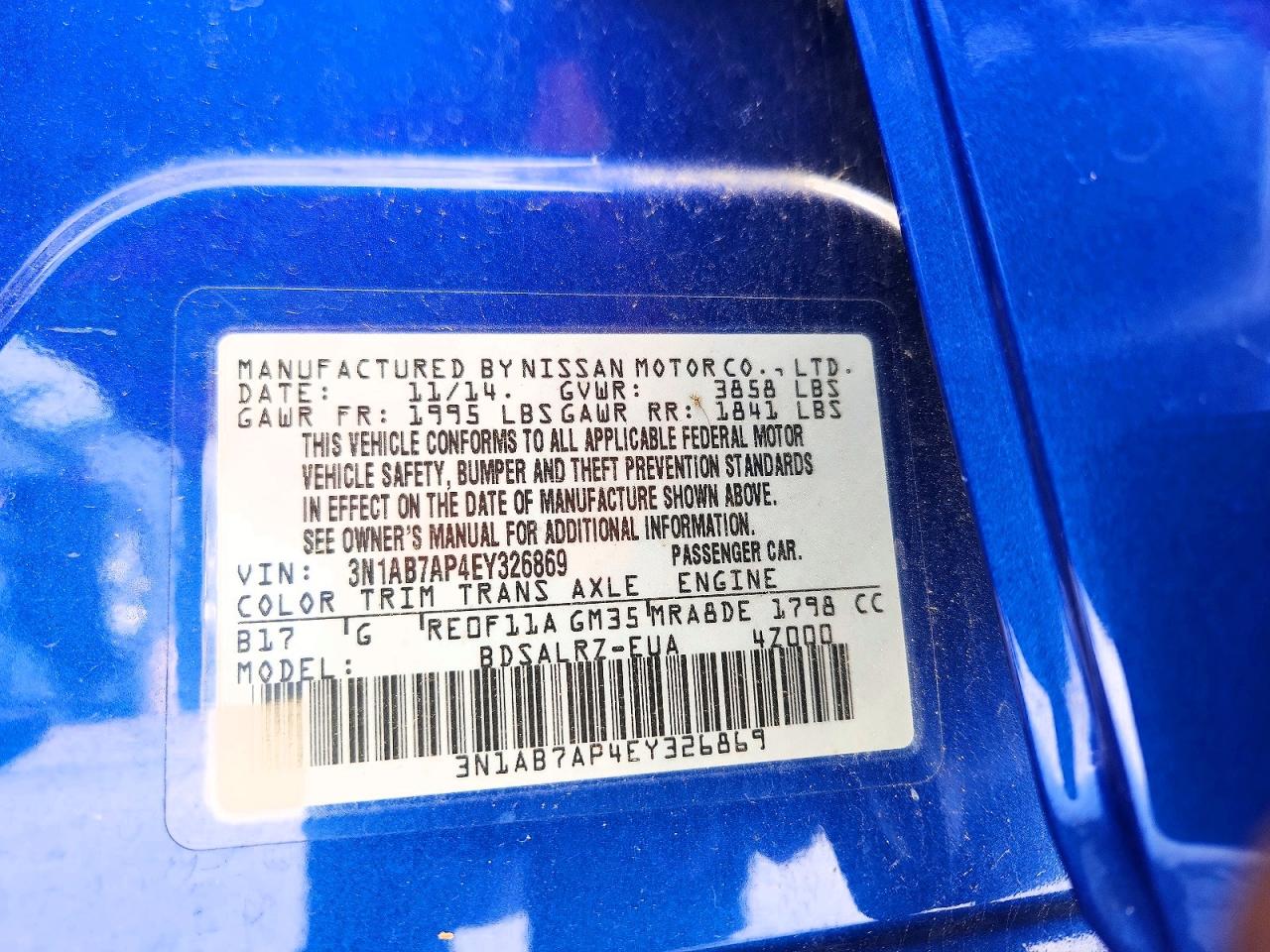 Nissan Sentra Sr