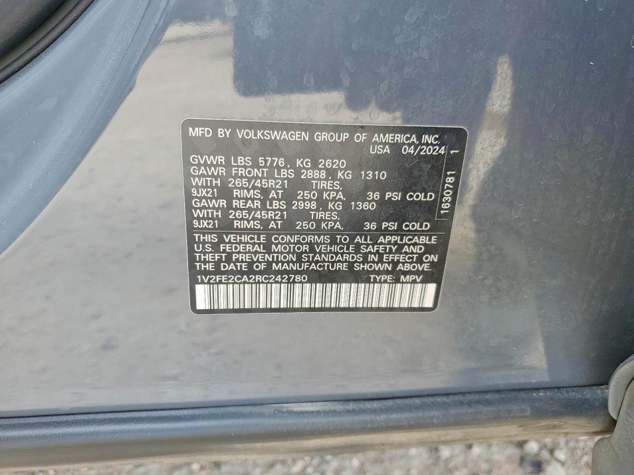 Volkswagen Atlas Sel Premium R-line