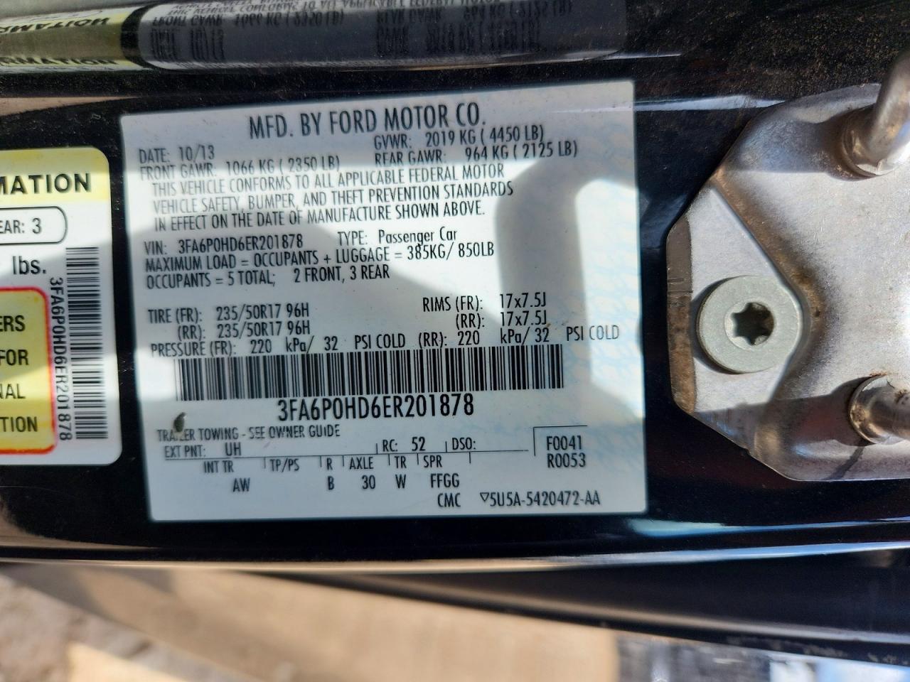 Ford Fusion Se