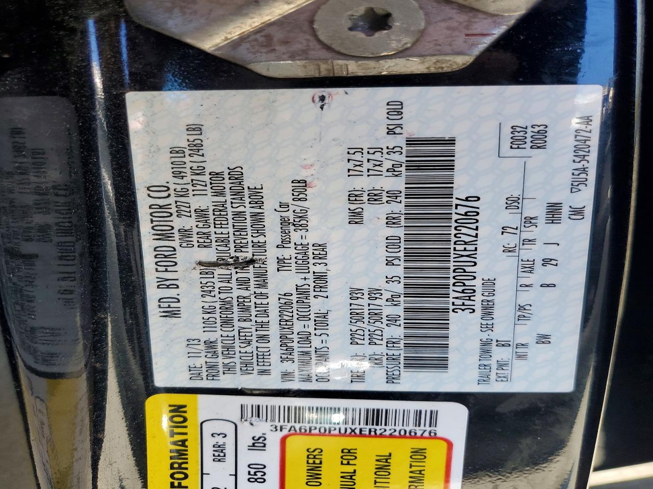 Ford Fusion Se Phev