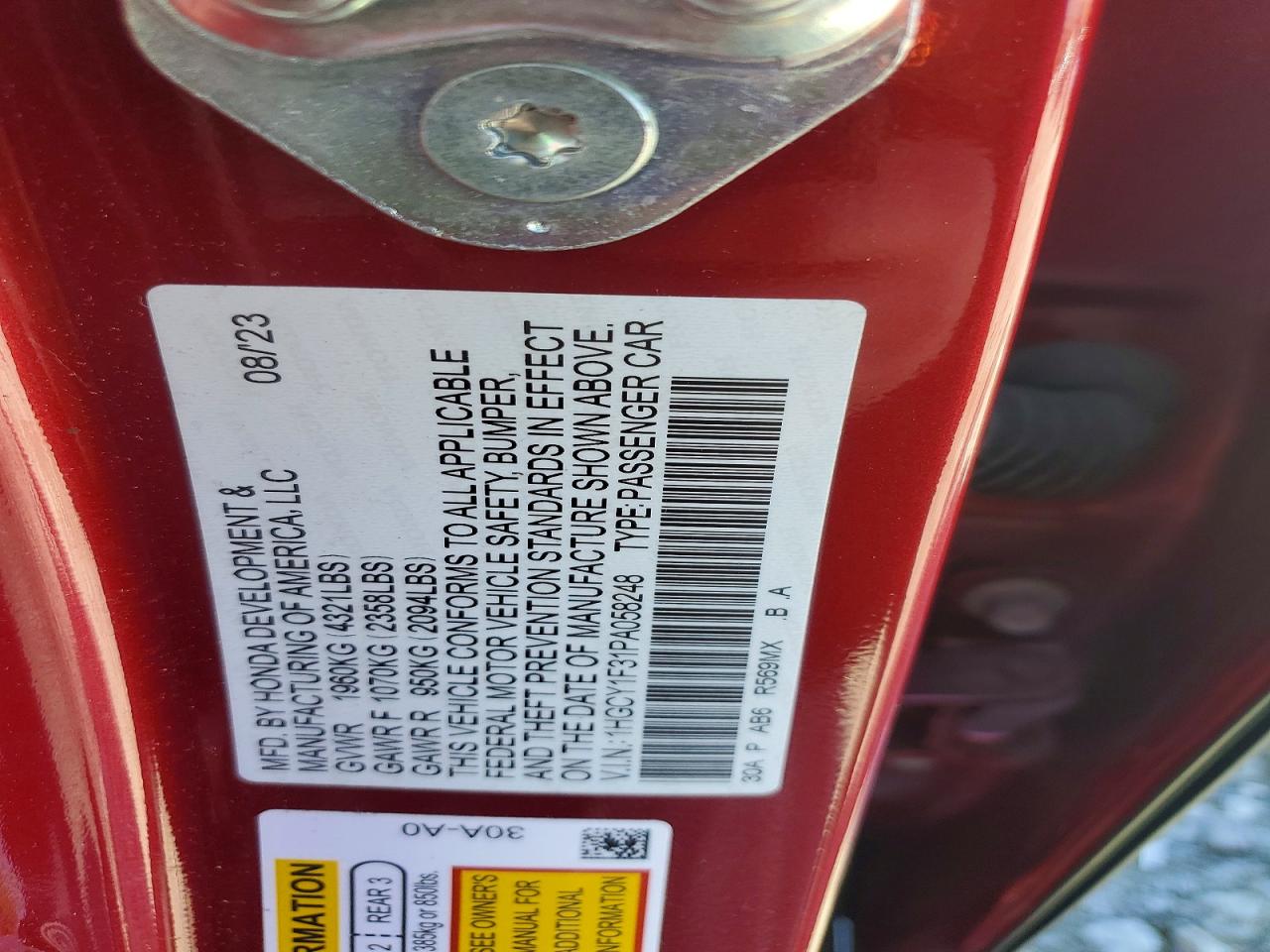 Honda Accord Ex