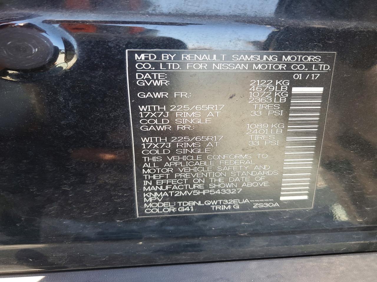 Nissan Rogue Sv