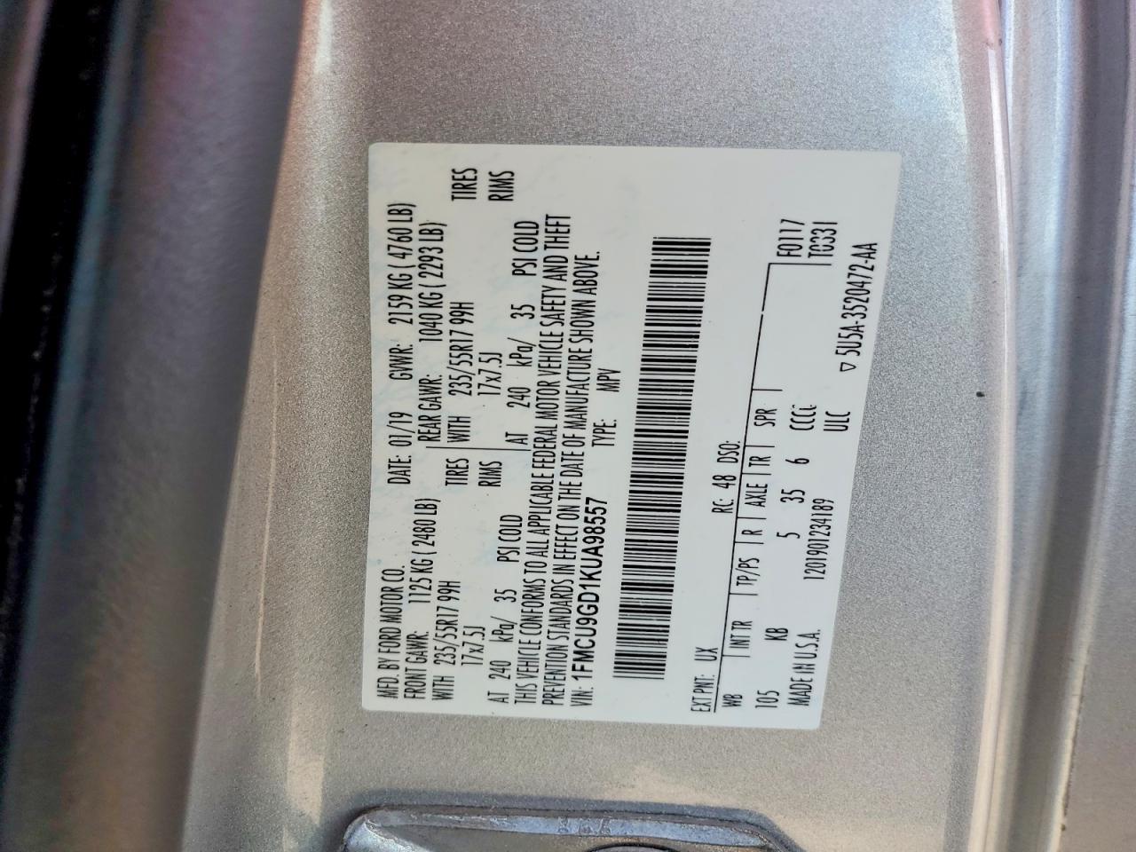 Ford Escape Se