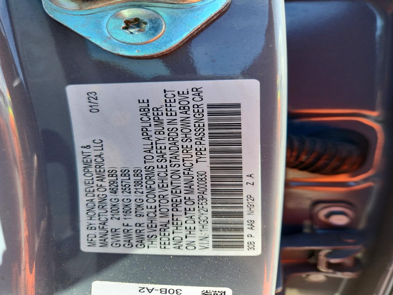 Honda Accord Hybrid Sport
