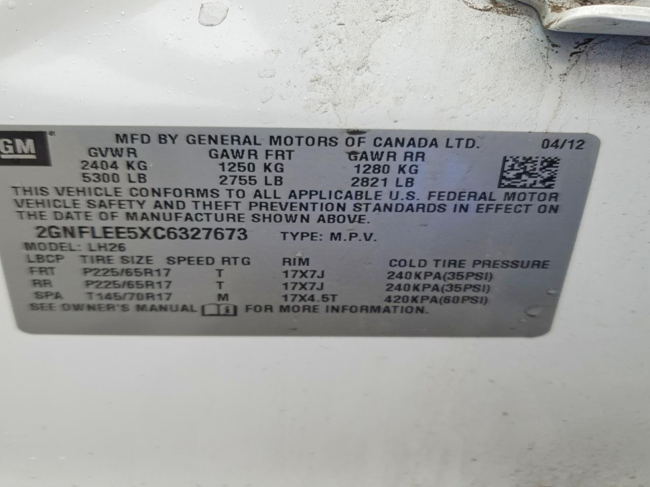 Chevrolet Equinox Lt