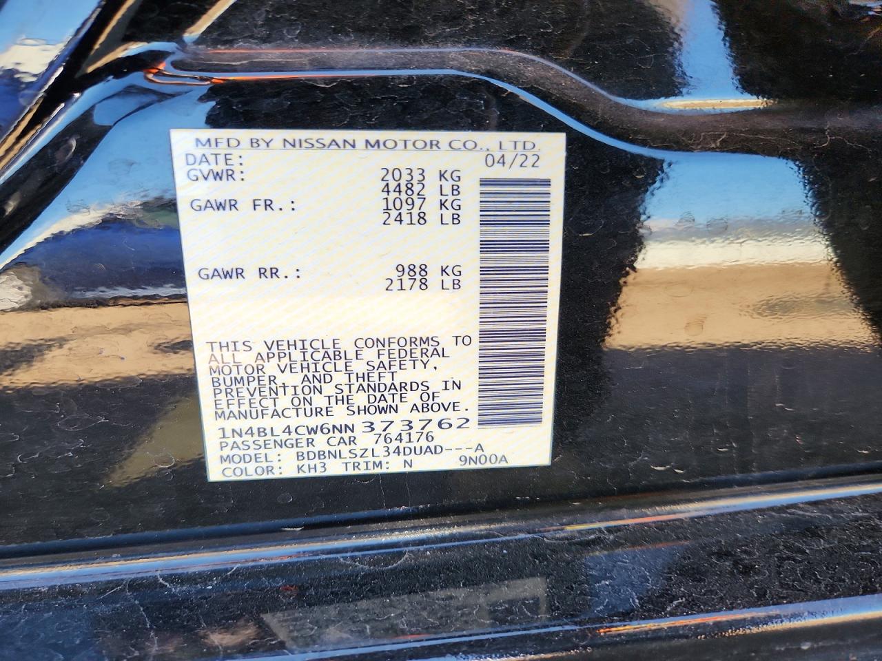 Nissan Altima Sr