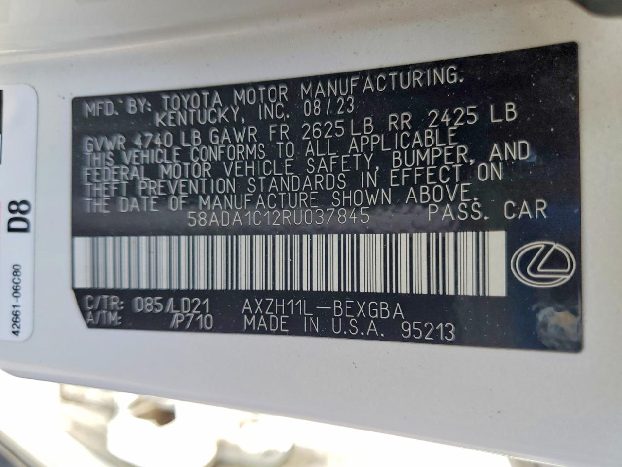 Lexus Es Base