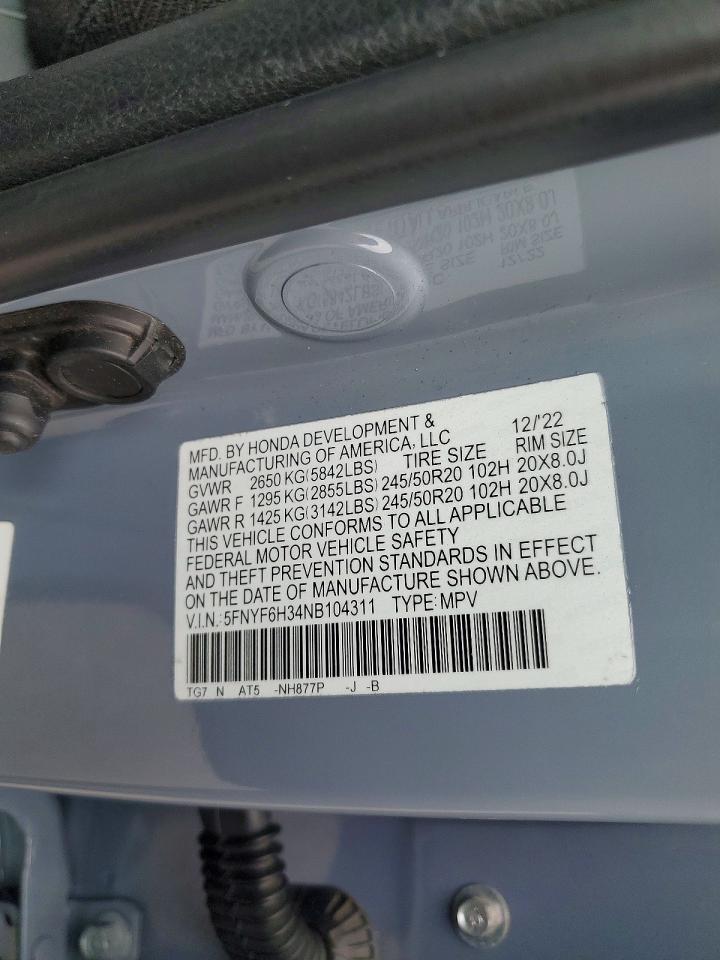Honda Pilot Sport