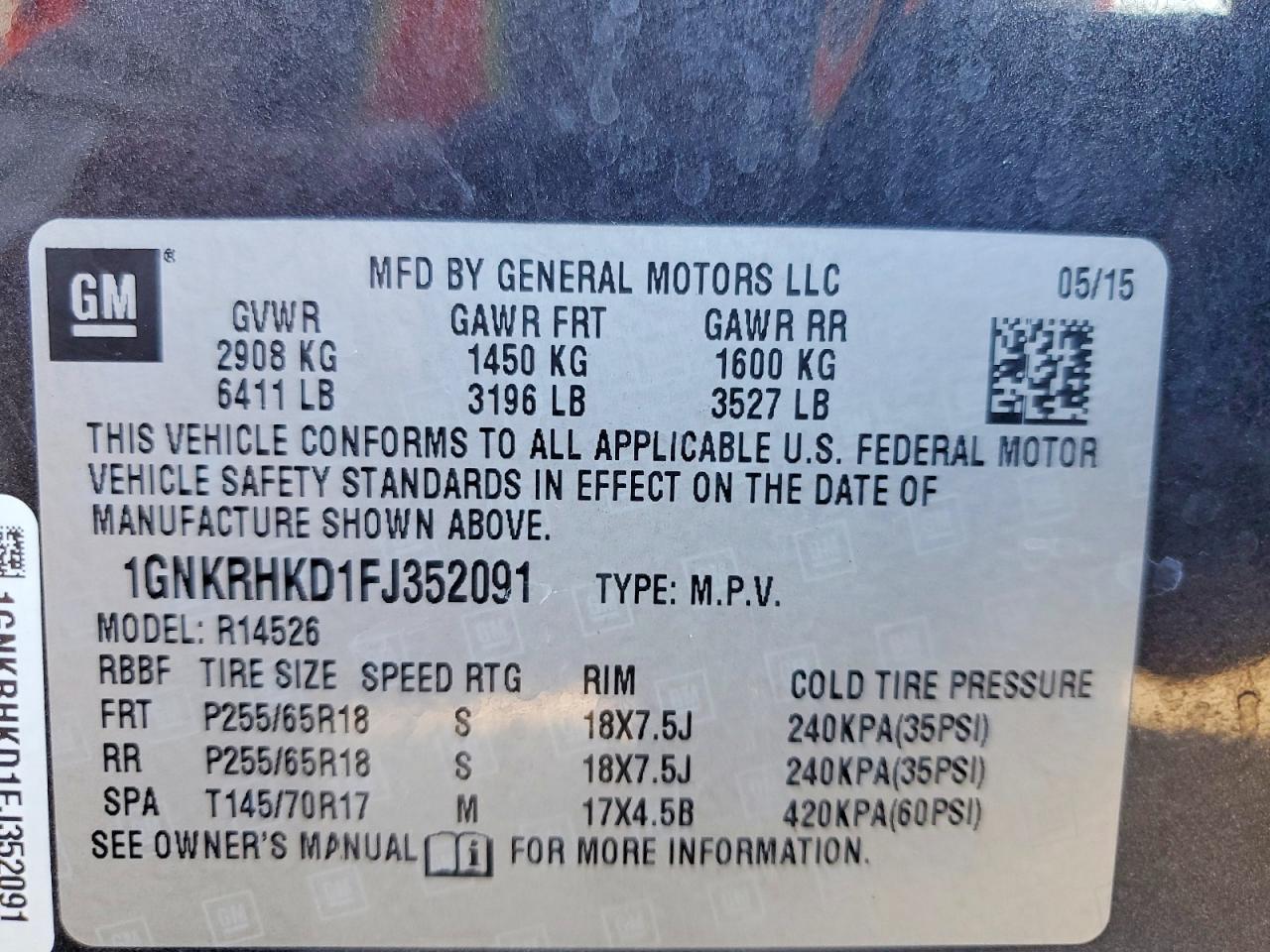 Chevrolet Traverse Lt