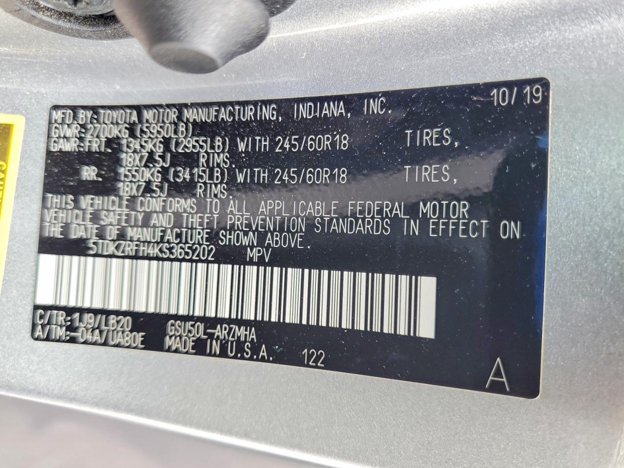 Toyota Highlander Xle
