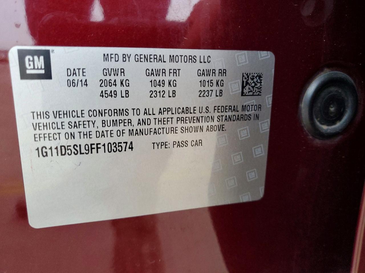 Chevrolet Malibu 2lt