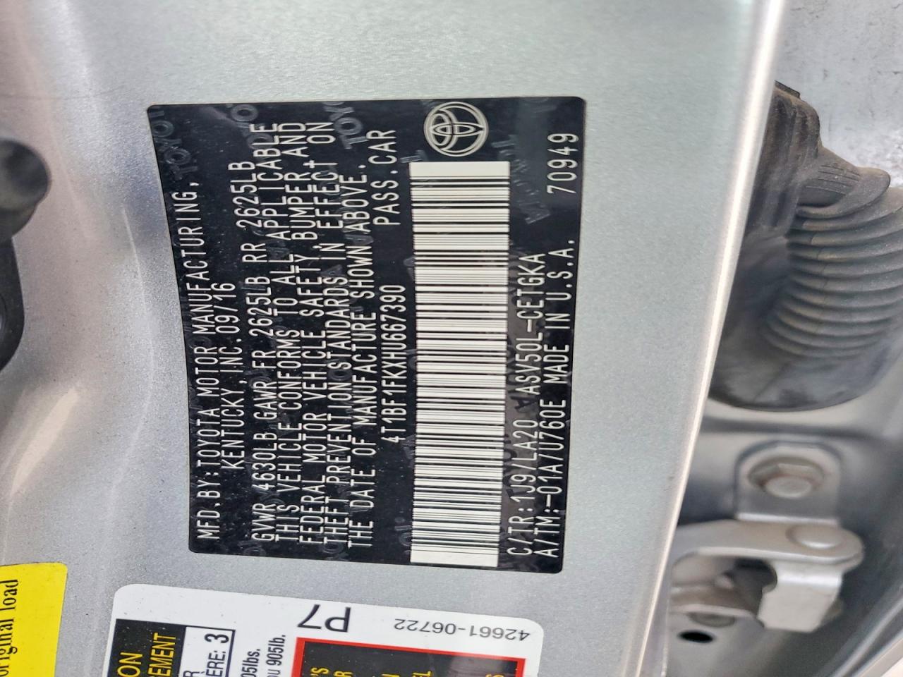 Toyota Camry Xle