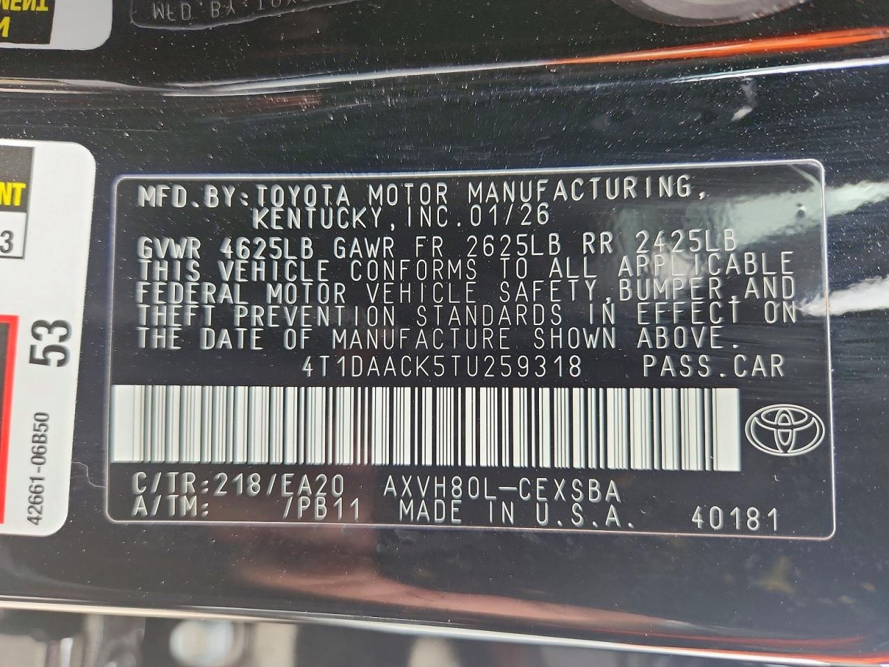 Toyota Camry Nightshade