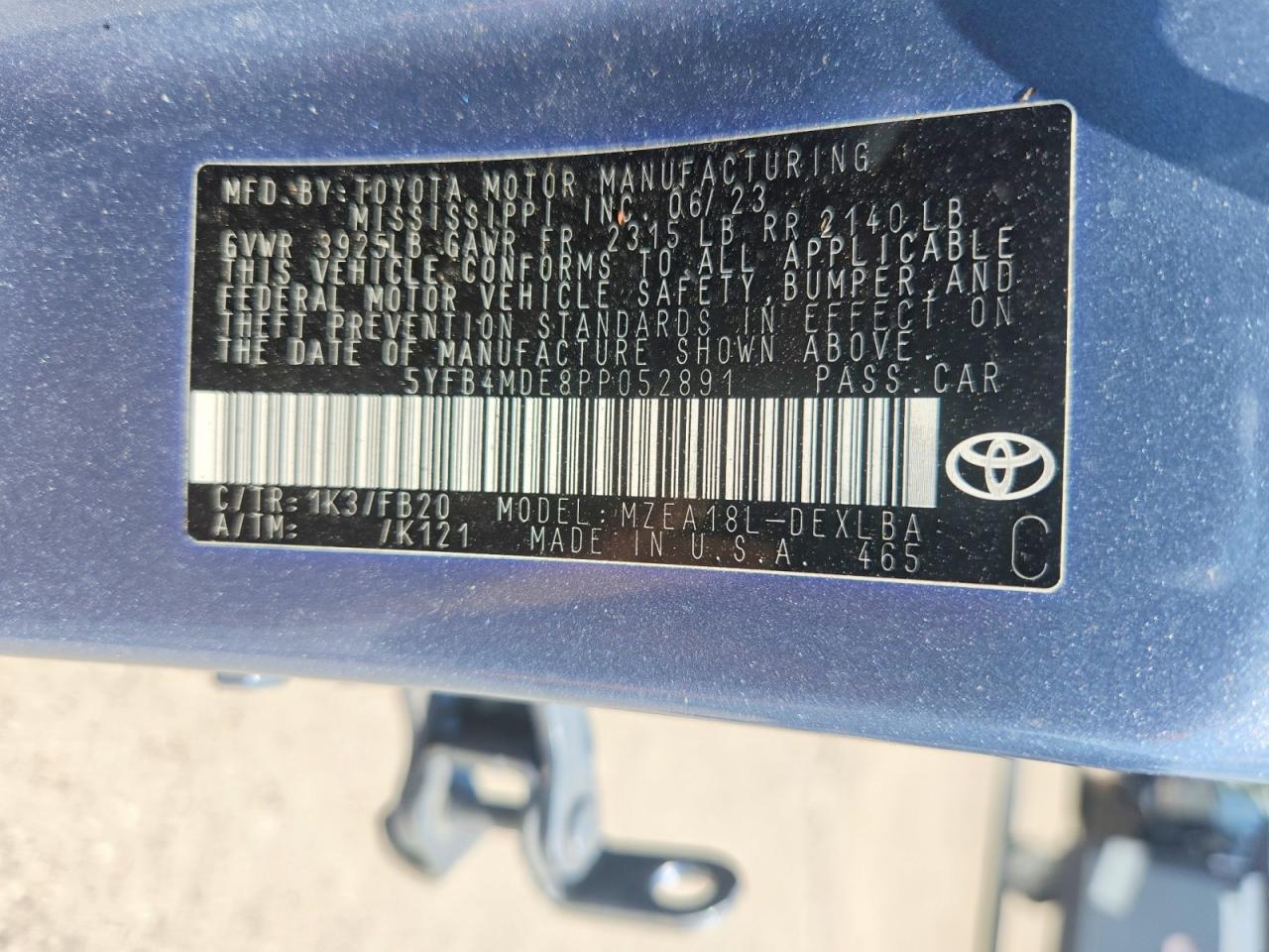Toyota Corolla Le