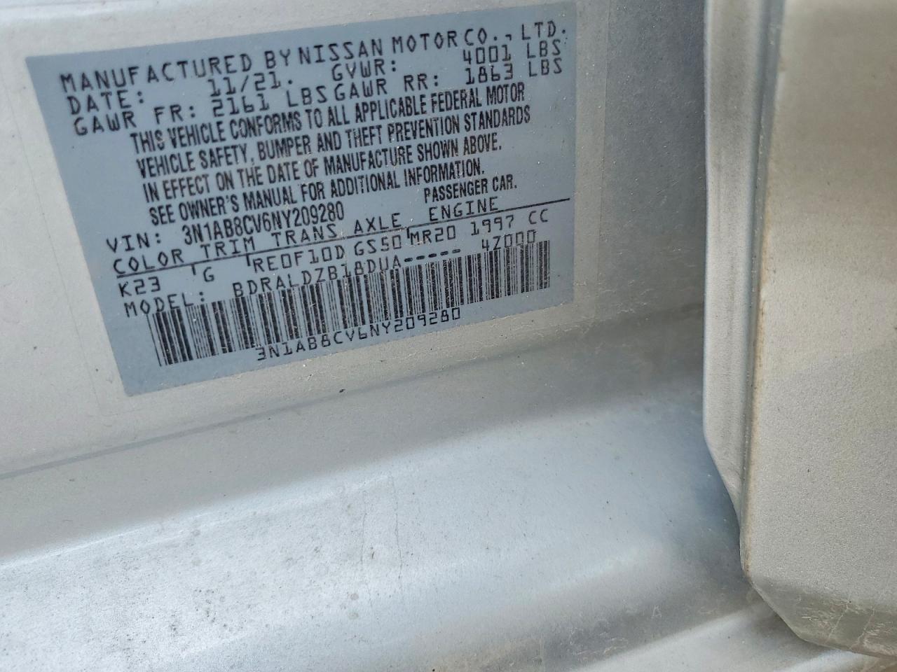 Nissan Sentra Sv
