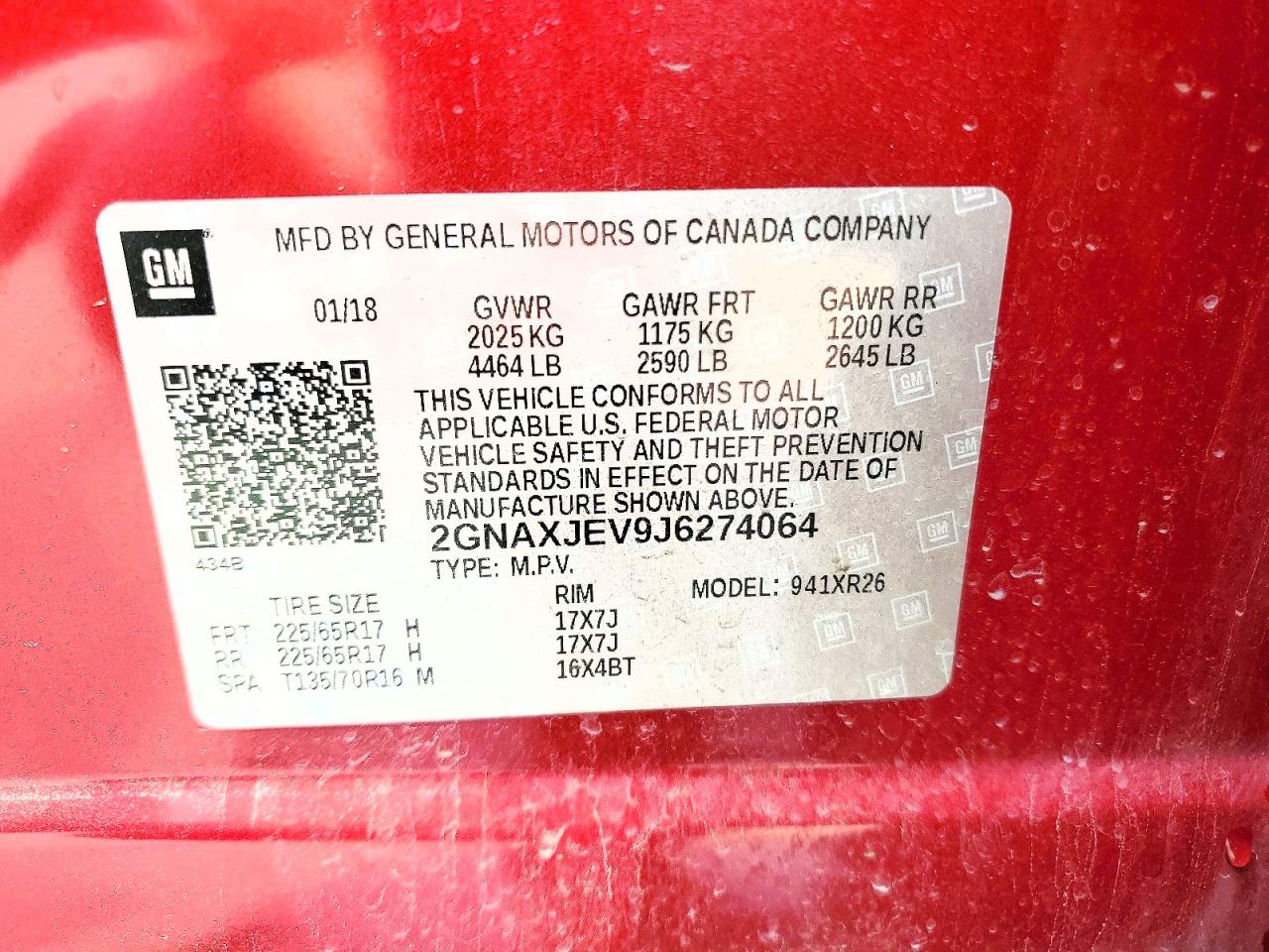 Chevrolet Equinox Lt