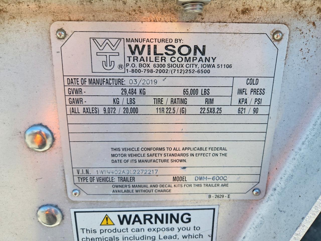 Wilson Trailer Co Trailer