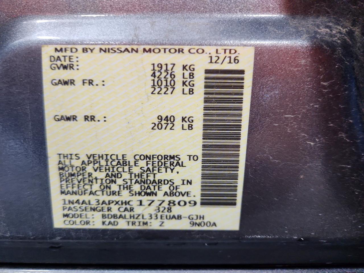 Nissan Altima 2.5 Sr