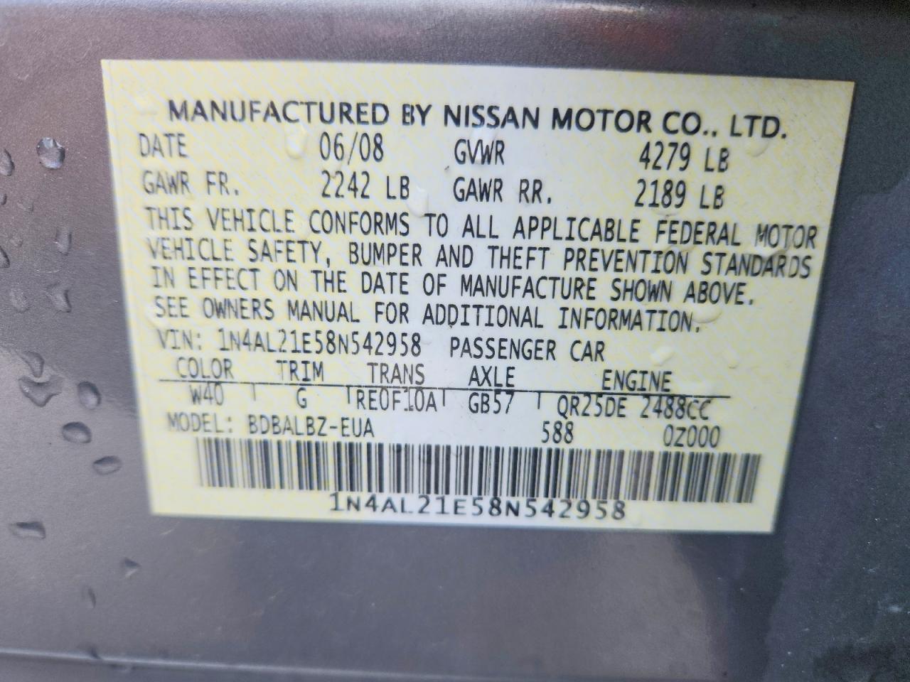 Nissan Altima 2.5